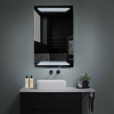 Specchio LED Verticale | Controllo tramite interruttore a muro | Luce bianca fredda - Reyze Serie Salono Modello 7